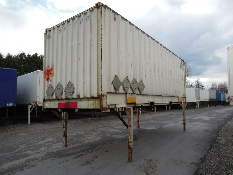 Wechselkoffer, Stahl gesickt | BDF-System 7.450 mm lang,