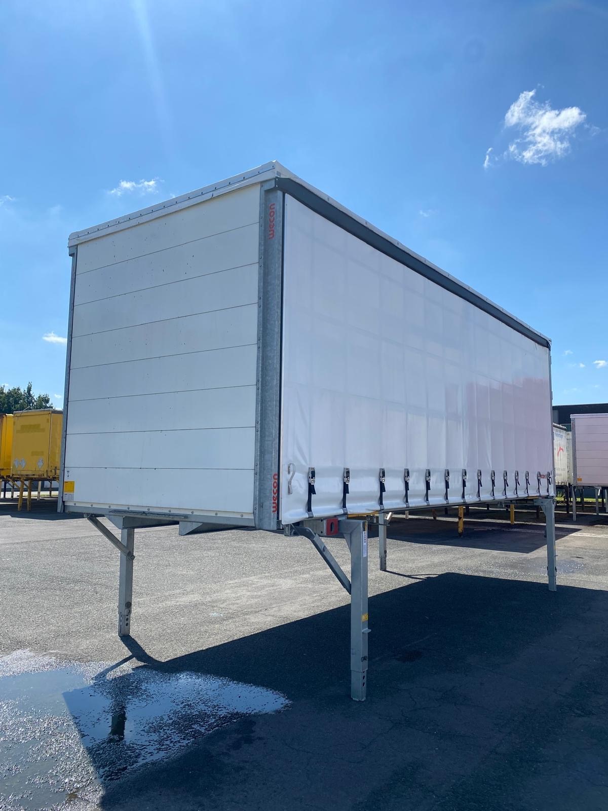 Wechselpritsche, Schiebeplane | BDF-System, 7.450 mm lang.