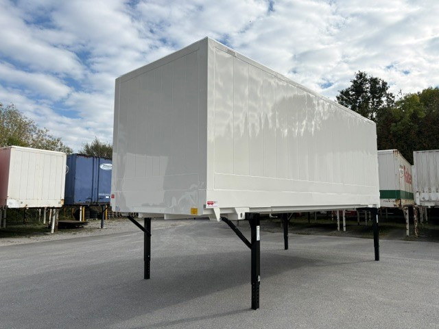 Wechselkoffer, Stahl glatt | BDF-System 7.450 mm, NEUE Portaltüren, LACK NEU Premium