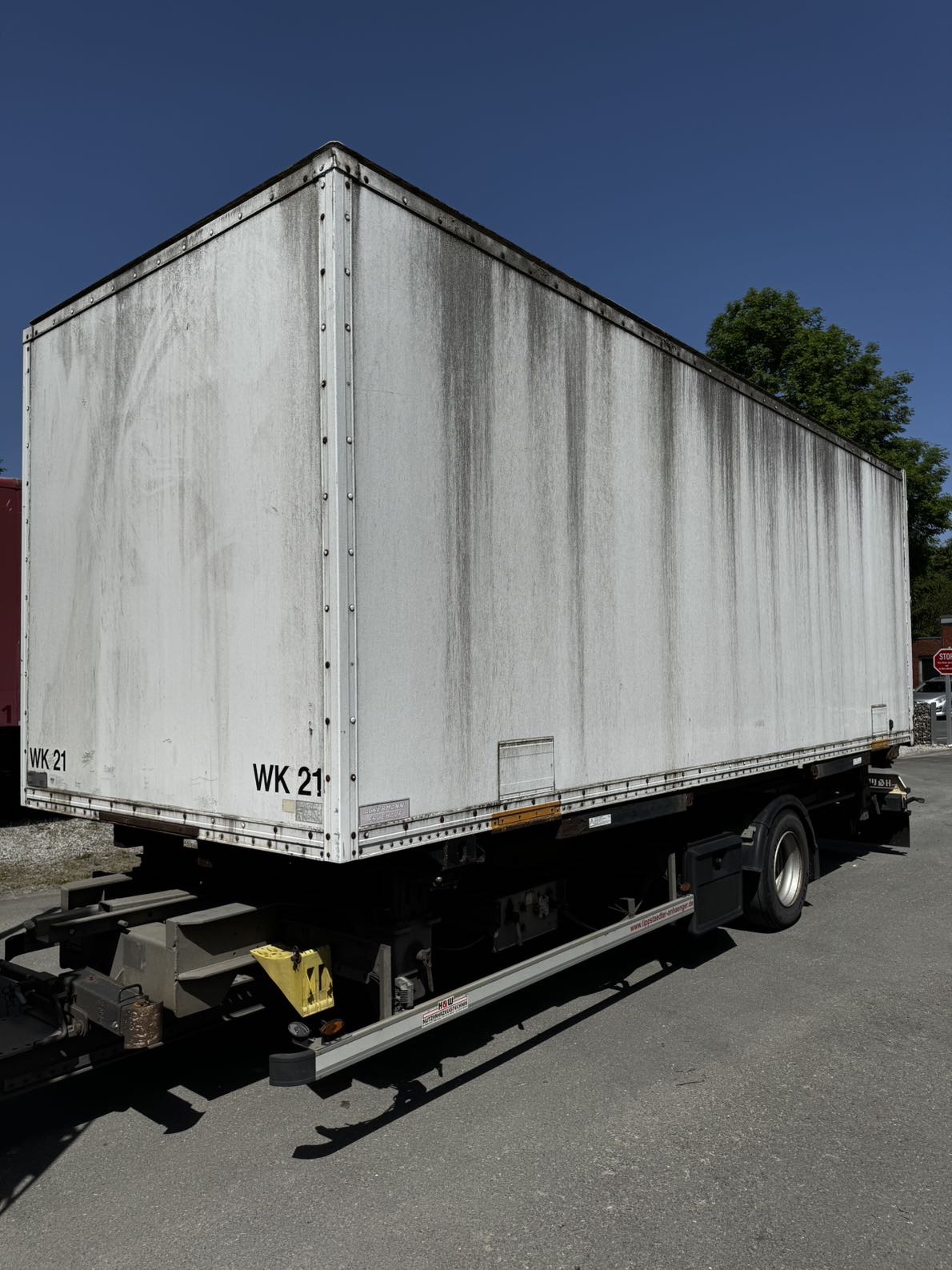 Wechselkoffer, Plywood | BDF-System 7.15 m, mit Portaltür
