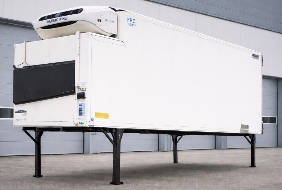 Tiefkühl-Wechselkoffer mit Kühlgerät | BDF-System 7.450 mm lang, LACK NEU