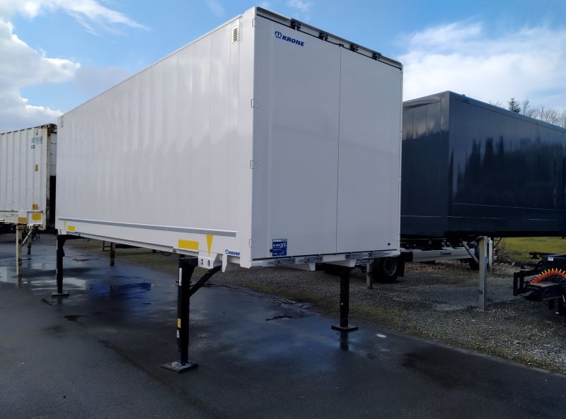 Wechselkoffer, Stahl glatt | BDF-System, 7.450 mm lang,