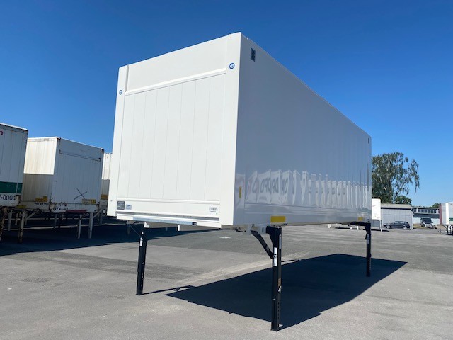 Wechselkoffer, Stahl glatt | BDF-System, 7.450 mm lang, FABRIKNEU