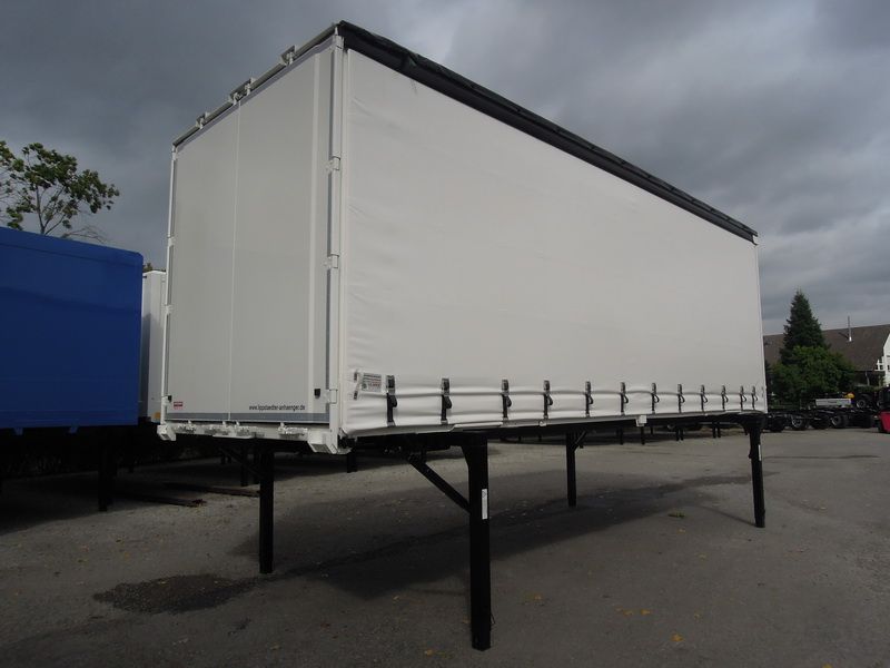 Wechselpritsche, Schiebeplane | BDF-System, 7.450 mm lang, LACK + PLANE NEU!
