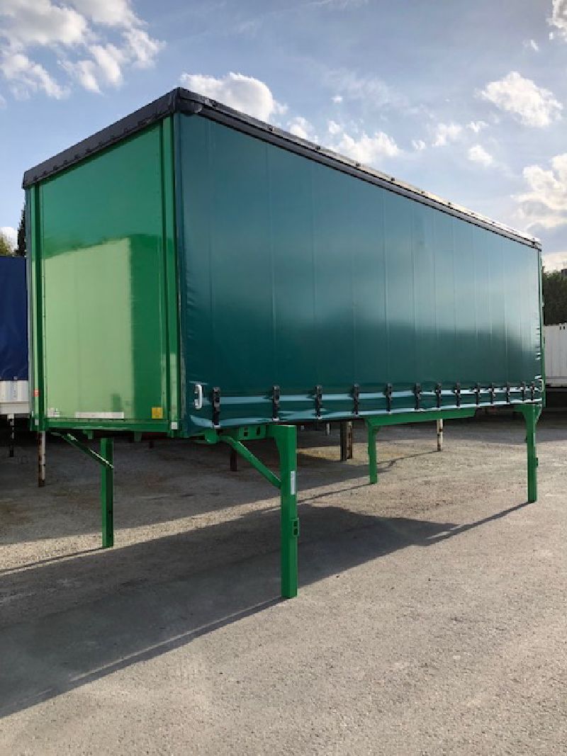 Wechselpritsche, Schiebeplane | BDF-System, 7.450 mm lang