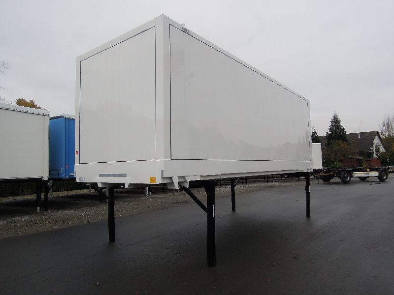 Wechselkoffer, Stahl glatt | BDF-System, 7.450 mm lang, LACK NEU!