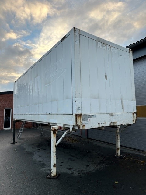 Wechselkoffer, Stahl glatt | BDF-System 7.450 mm, Heck Rolltor