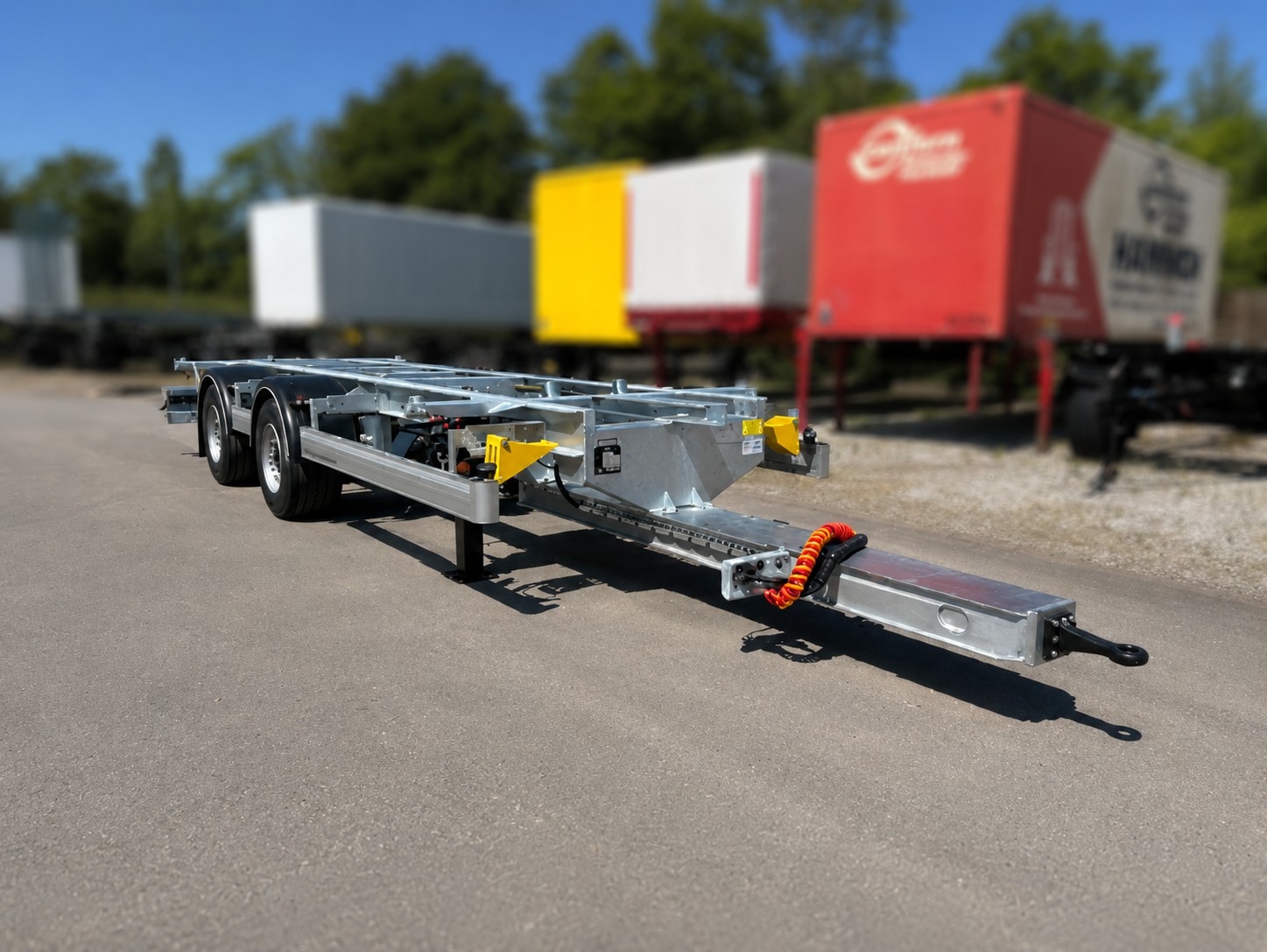 Zentralachs Wechselverkehrsanhänger | BDF-System, Jumbo 19,5 Liftache, ohne Zulassung.