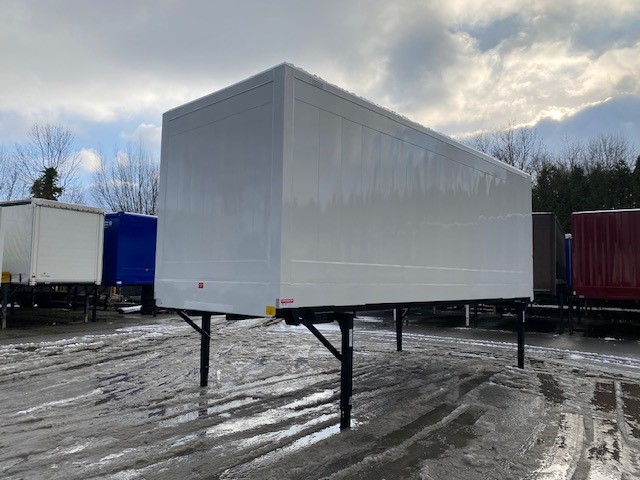 Wechselkoffer, Stahl glatt | BDF-System, 7.820 mm lang, LACK NEU!