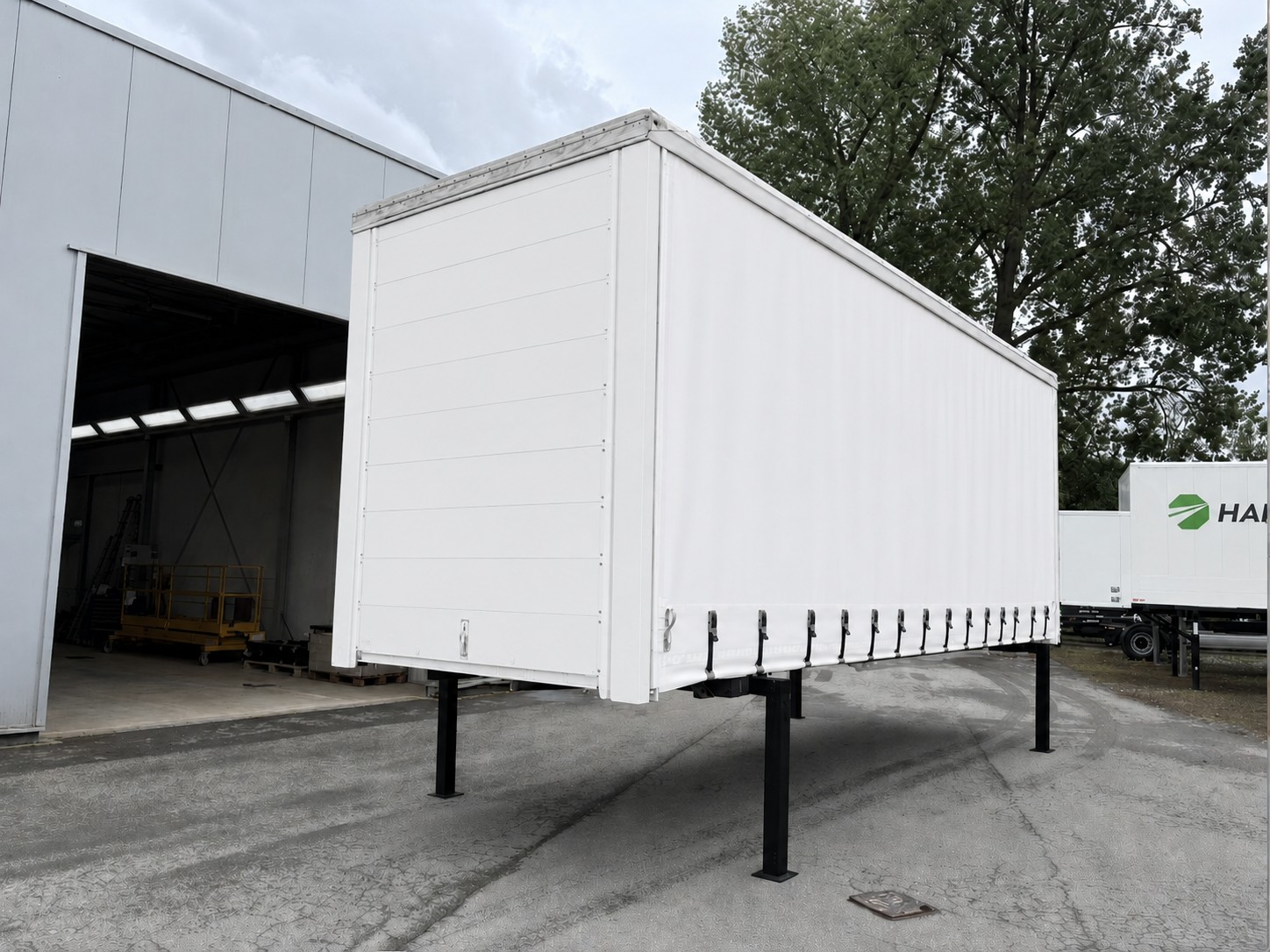 Caisse mobile, bâche coulissante | BDF-System, 7.820 mm lang, Jumbo, LACK + PLANE NEU!